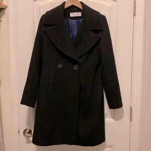 T Tahari Black Boucle Coat 8